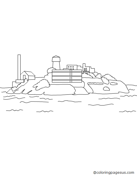 alcatraz03 coloring page