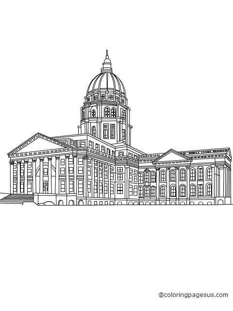 capitol02 coloring page