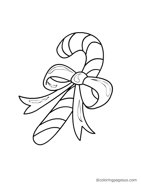 chirstmascandycane01 coloring page
