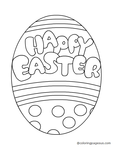 easter07 coloring page