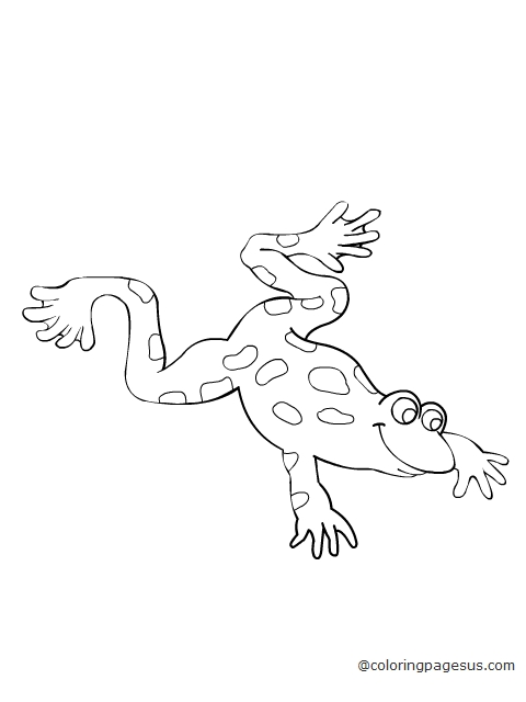 frog01 coloring page