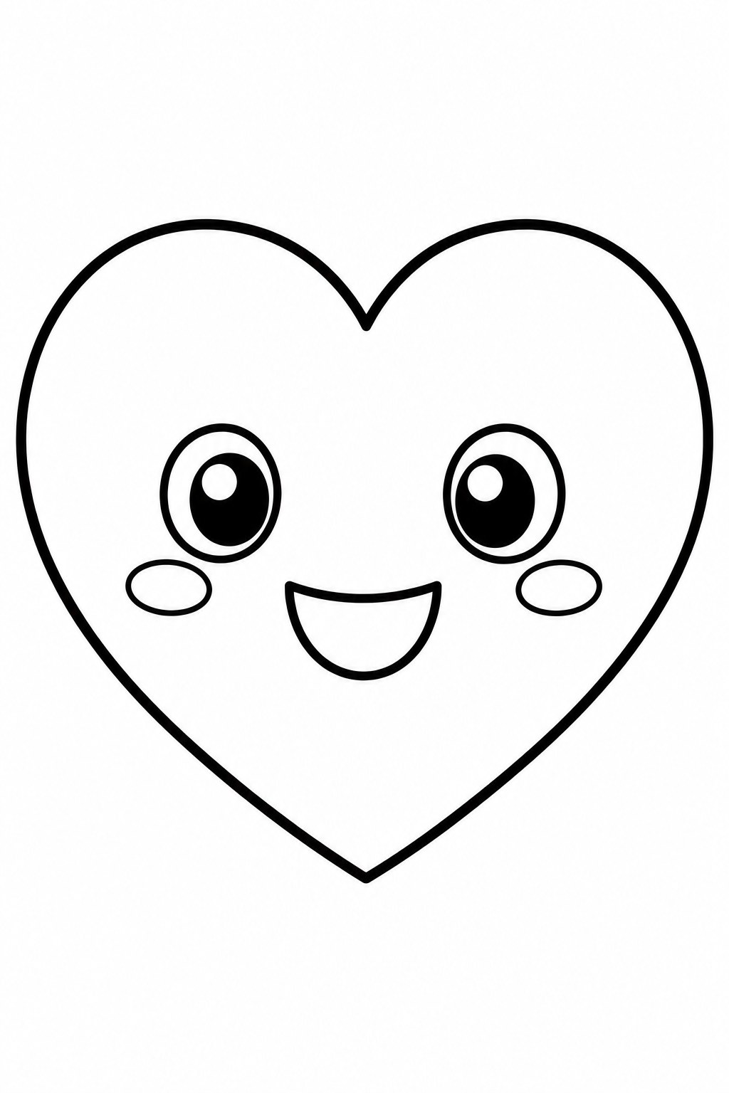 Love Heart coloring page