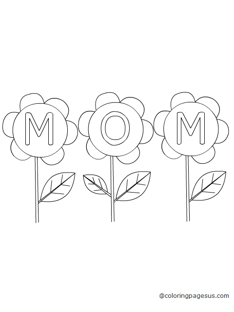 mothersday05 coloring page