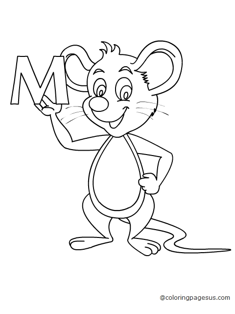 mouse03 coloring page