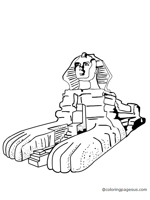 sphinx03 coloring page