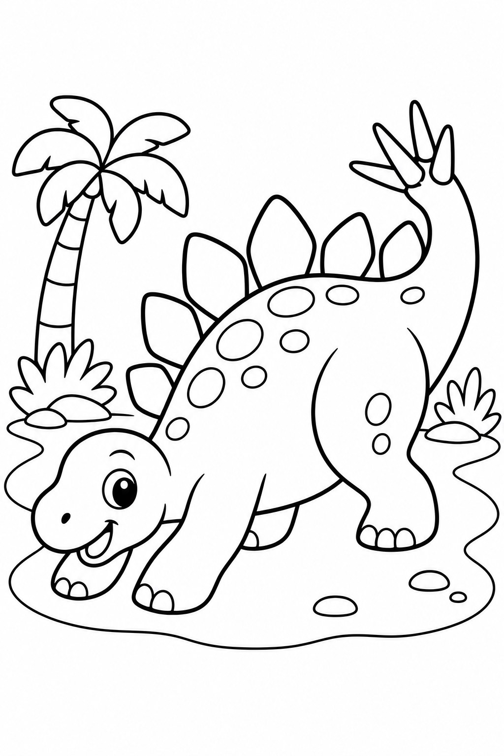 Stegosaurus 4 coloring page