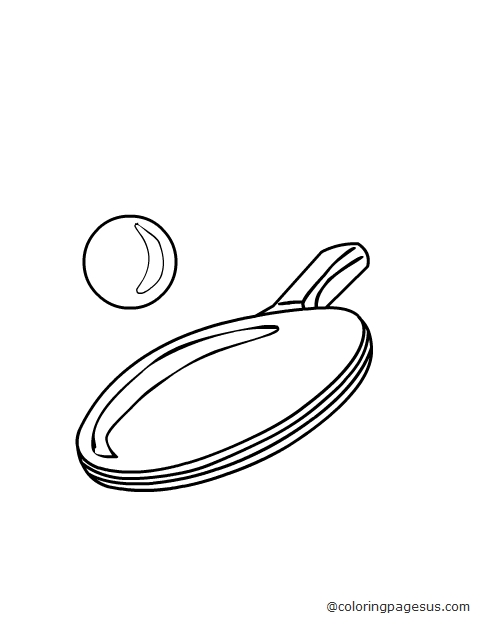 tabletennis02 coloring page