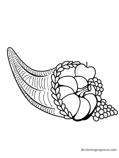 thanksgiving04 coloring page