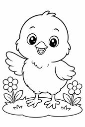 Baby Chick coloring page