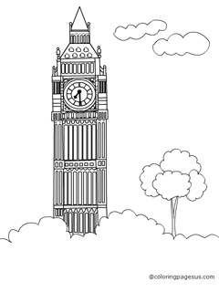 bigben03 coloring page