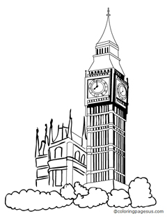 bigben04 coloring page