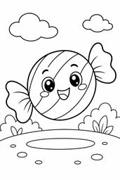 Candy 2 coloring page