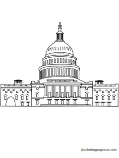 capitol03 coloring page