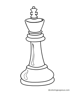 chess01 coloring page