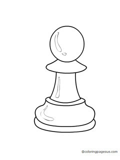 chess06 coloring page