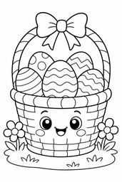 Easter Basket coloring page