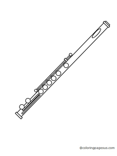 flute03 coloring page