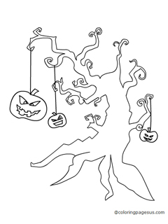 halloween07 coloring page
