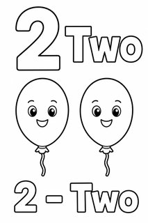 2 - Two coloring page