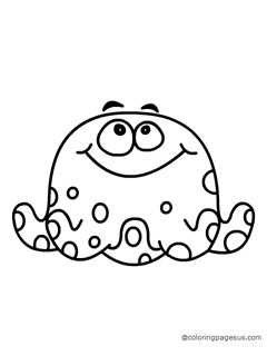 octopus01 coloring page