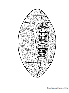 rugbyball03 coloring page