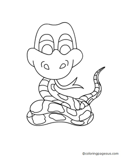 snake01 coloring page