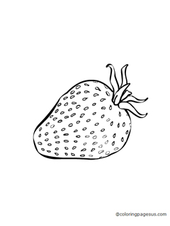 strawberry01 coloring page