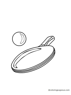 tabletennis02 coloring page