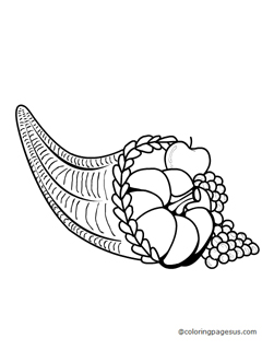thanksgiving04 coloring page