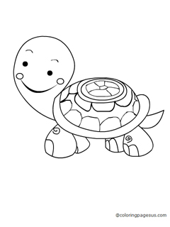 tortoise05 coloring page