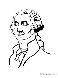 washington01 coloring page