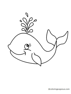 whale02 coloring page