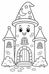 Wizard Towers coloring page